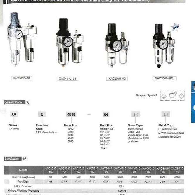 Promo Frl - Ac 5010-10 (Drat 1") - Filter Regulator Lubricator - Ac5010-10 Cod