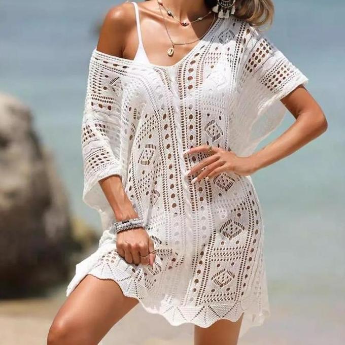 Outer Bikini Baju Luaran Wanita Pakaian Pantai Summer Bali Hawai Musim Panas Liburan Sexy IRF