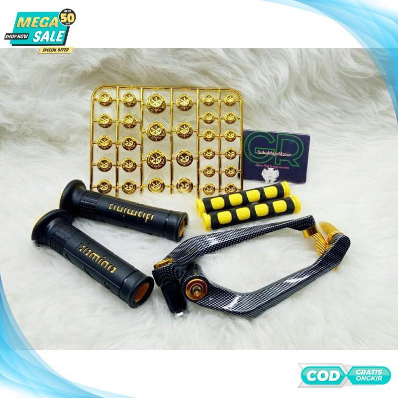 Diskon Cover Tutup Baut Probolt Impor Hangrip sisik plut Karet handle Proguard Carbon Besi Thailand 