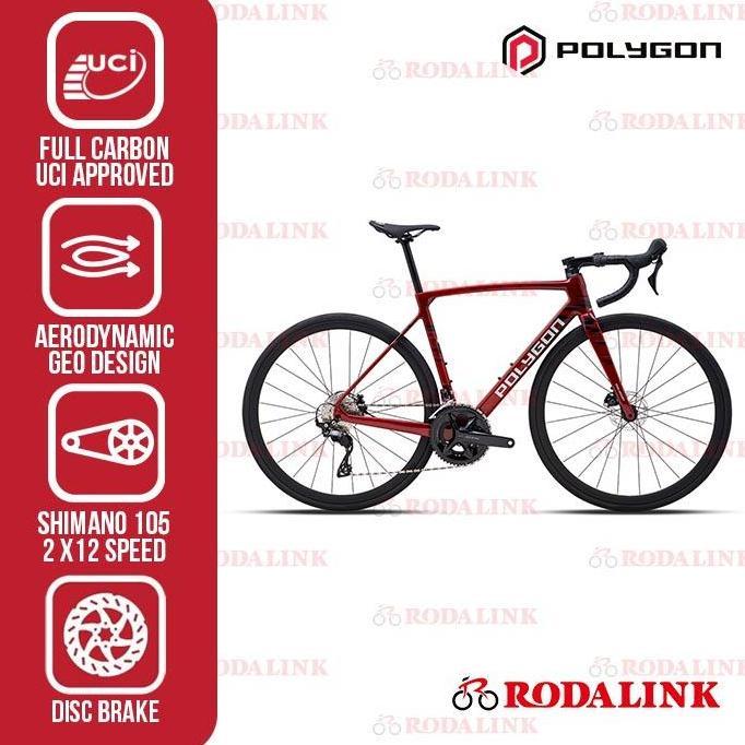 POLYGON SEPEDA ROAD STRATTOS S7 DISC ORIGINAL DAN TERPERCAYA