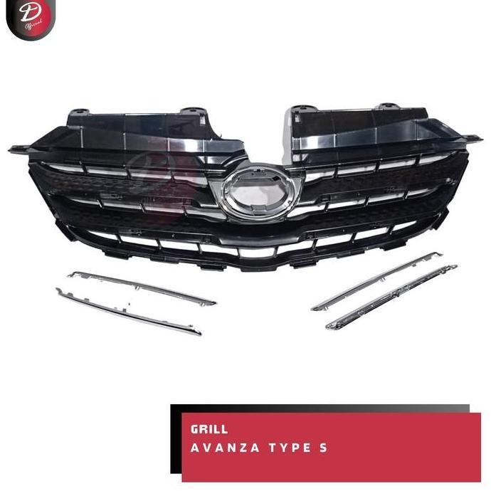 Grill Rambang Depan Toyota Avanza Type S 2007 2008 2009 2010 2011  Sale