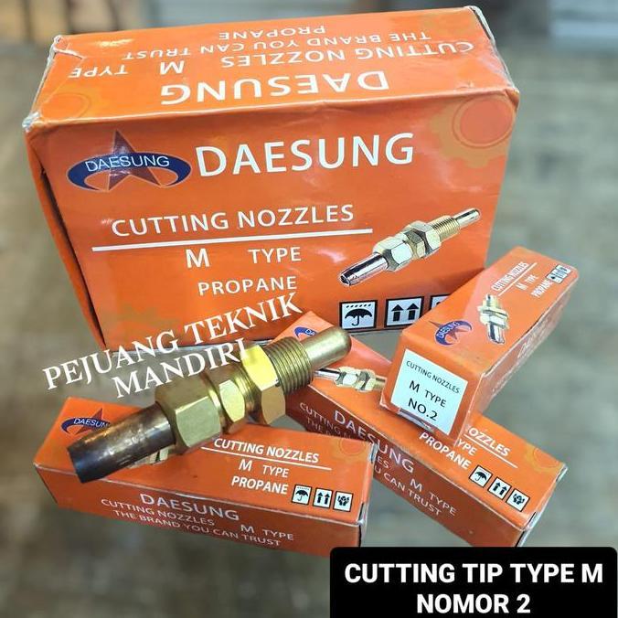 JUHNDE CUTTING TIP TYPE M NO.2 LPG / NOZZLE BLENDER POTONG TYPE M NO 2 LPG