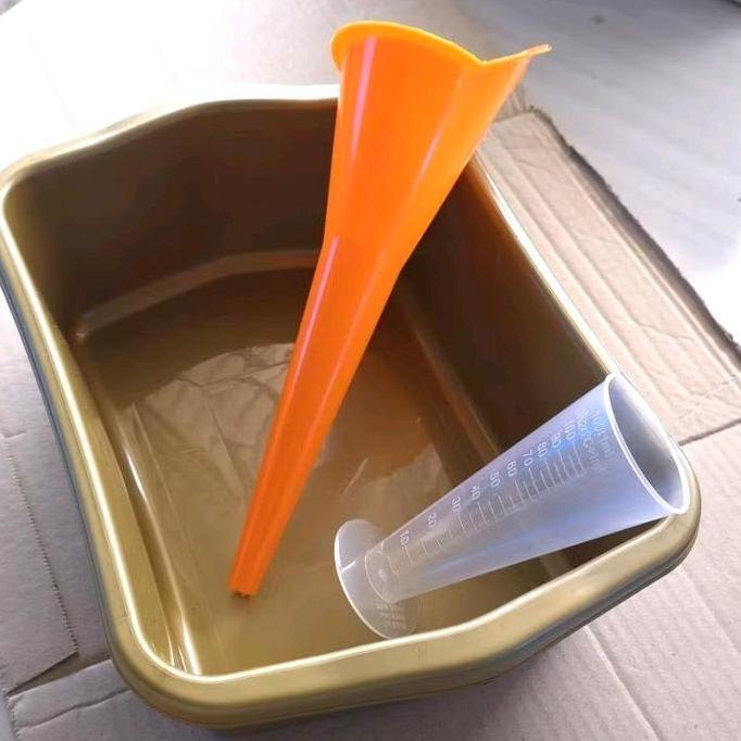 DAIKAKU Alat Bantu Ganti Oli mesin Ganti oli Shock Motor Mobil corong oli gelas ukur bak oli