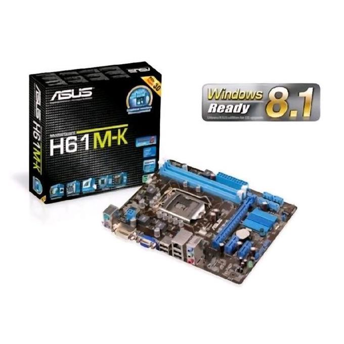 TERBARU - MOTHERBOARD ASUS H61-MK ASUS H61 SOCKET 1155