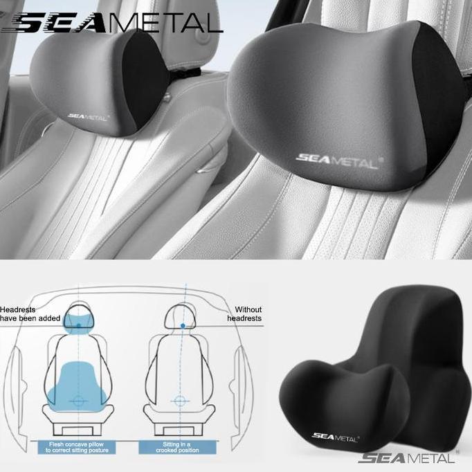 DIREWOLF SEAMETAL Sandaran Kepala Mobil Penyangga Pinggang Bantal Leher Penyangga Pinggang Bantal Le