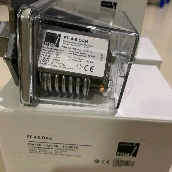 Tival Pressure Switch Ff 4-8 Dah, Tival 8Bar, Tival 4-8 Dah