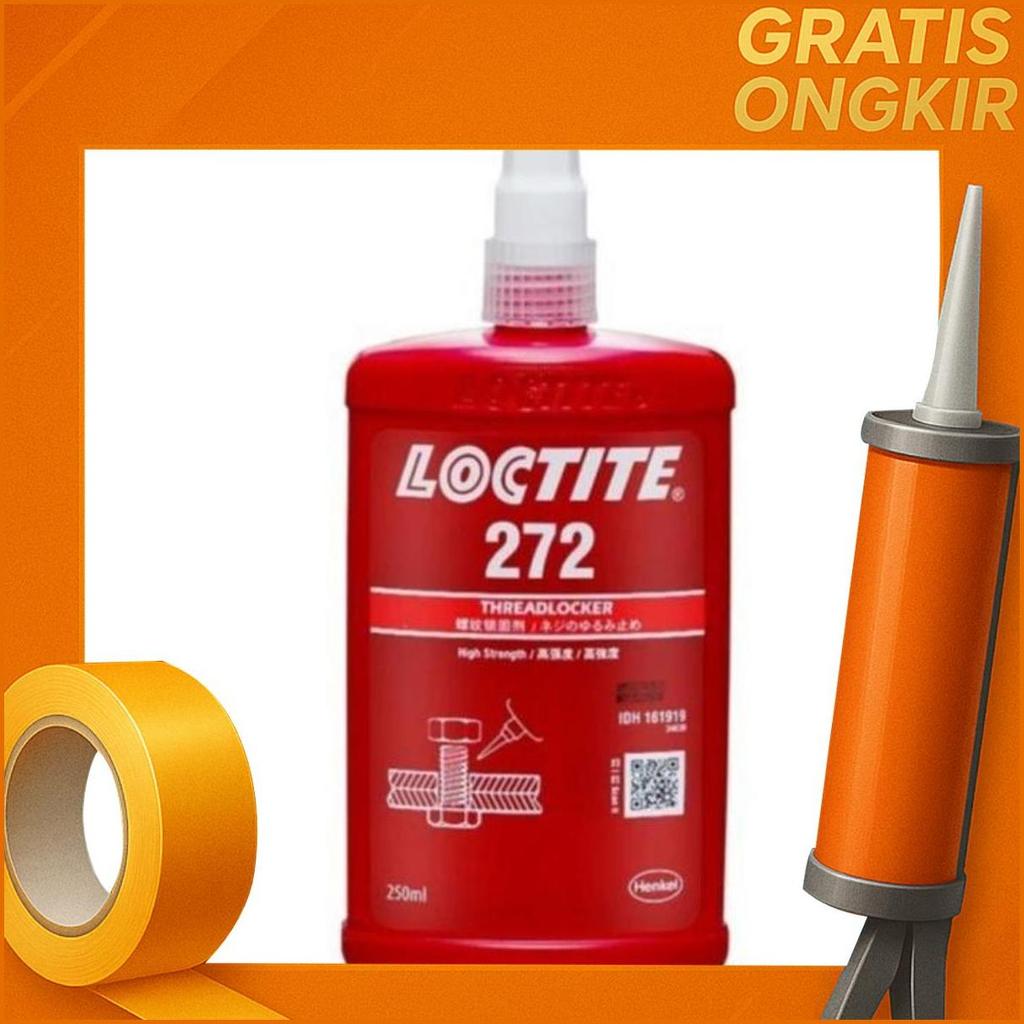 Loctite  272/271/262/263/243 250Ml Lem Threadlocker Lem Baut Lem Bearing 250Ml
