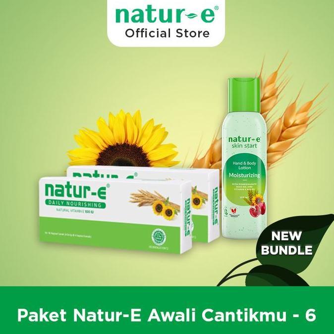 Natur-E Paket Awali Cantikmu - 6 - Paket Skincare & Vitamin