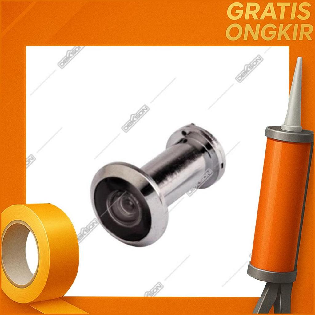 Door View Dekkson Dv 200 Cp/Door Viewer/Lubang Intip Pintu Dekson