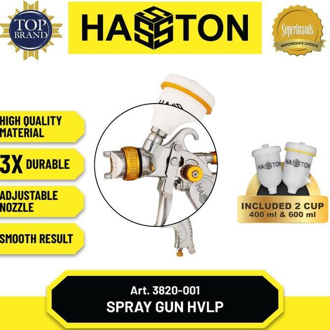 HASSTON SPRAY GUN HVLP / ALAT SEMPROT CAT HVLP (3820-001)