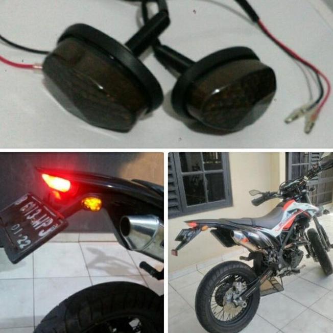 Lampu Sein Led Tempel utk KLX DT dan segala motor