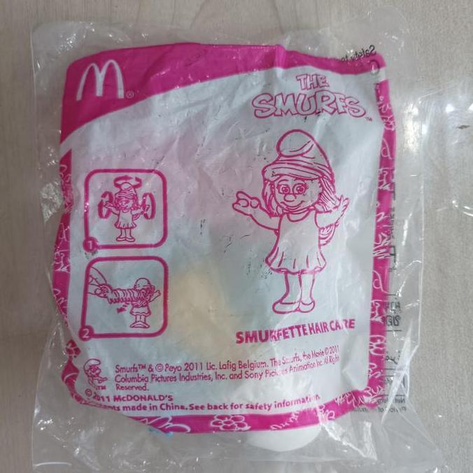Smurfette Hair Care The Smurfs Happy Meal MC Donalds | SEGEL
