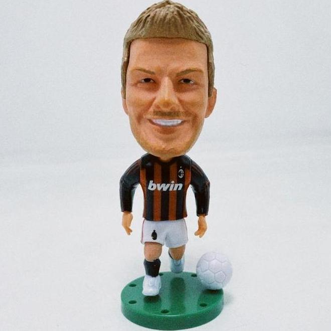 Action figure David Beckham AC Milan 2009 soccerwe new model