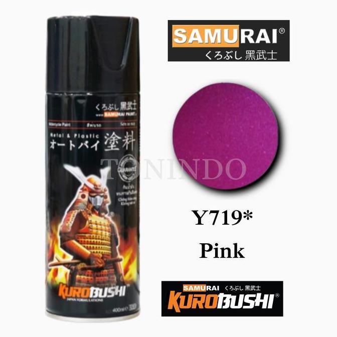 Cat Samurai Pink Yamaha Y719* Cat Semprot/Spray/Pilox Merah Muda
