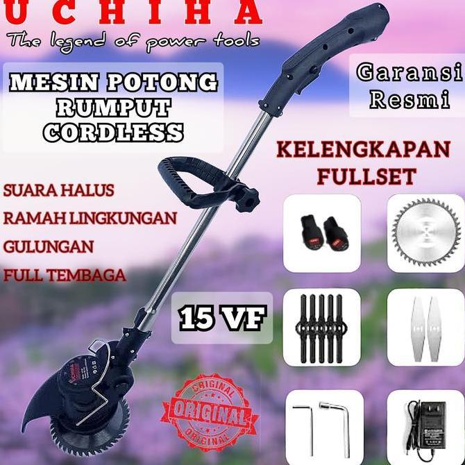 Mesin potong rumput padi uchiha uciha brush cutter cordless import