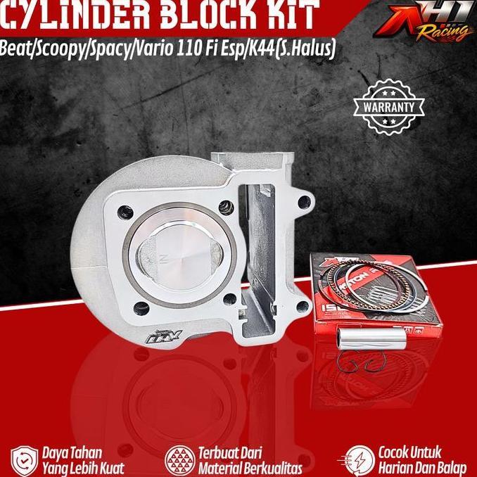 Promo BLOK BLOCK SEHER BORE UP AH1 RACING BEAT SCOOPY VARIO 110 ESP BEAT POP BEAT STREET KODE K44 53