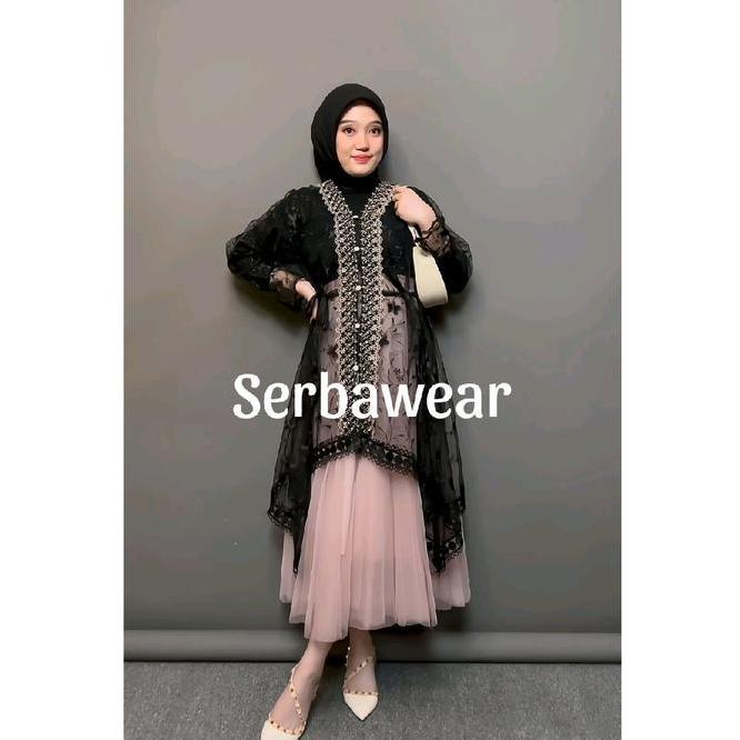 Lexia Outer Tunik  Brocade Lace Outer Ada Jumbo Ld 120 - 140Cm Atasan Wanita | Outer Kondangan |Oute