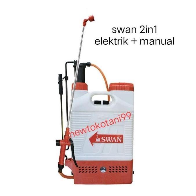 Sprayer SWAN MTB 2in1 elektrik dan manual tangki semprot double elektrik dan manual dari SWAN