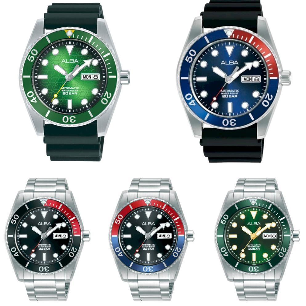 JAM TANGAN PRIA ALBA DIVER 200M AL4291X1 AUTOMATIC SPORT DIVER ORIGINAL GARANSI RESMI