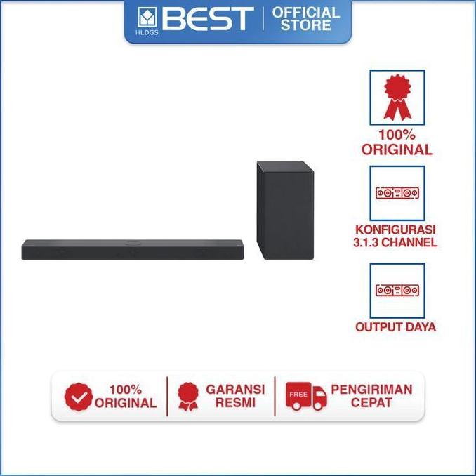 Soundbar Lg Sc9S Speaker Soundbar Dengan Subwoofer. 3.1.3 Channel.Dolby Atmos