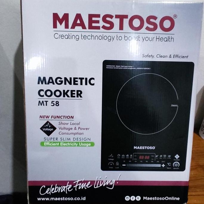 Maestoso Magnetic Cooker Mt 58 - Kompor Listrik