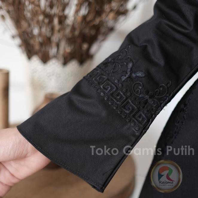 Baju Gamis Hitam / Gamis Hitam Polos / Gamis Hitam Katun
