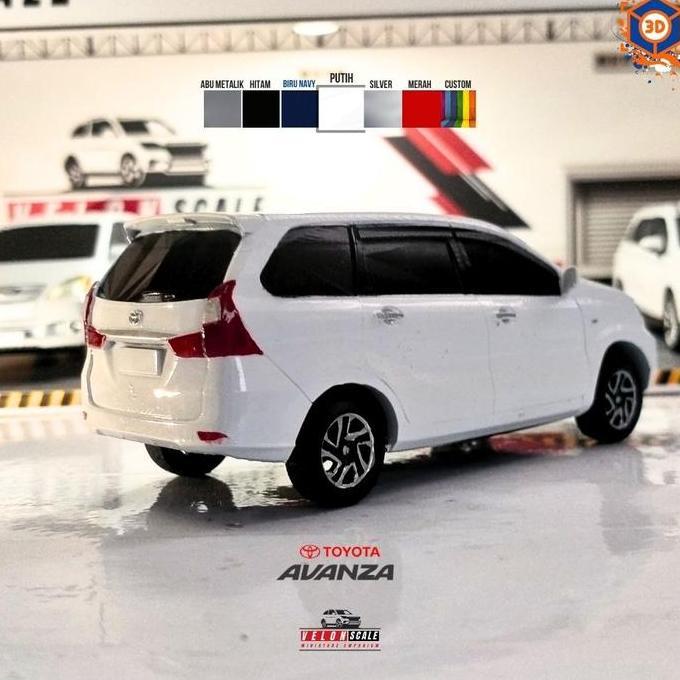 Diecast, Miniatur, Replika Mobil Toyota Avanza Tipe G gen 3 Skala 1:43 ORIGINAL