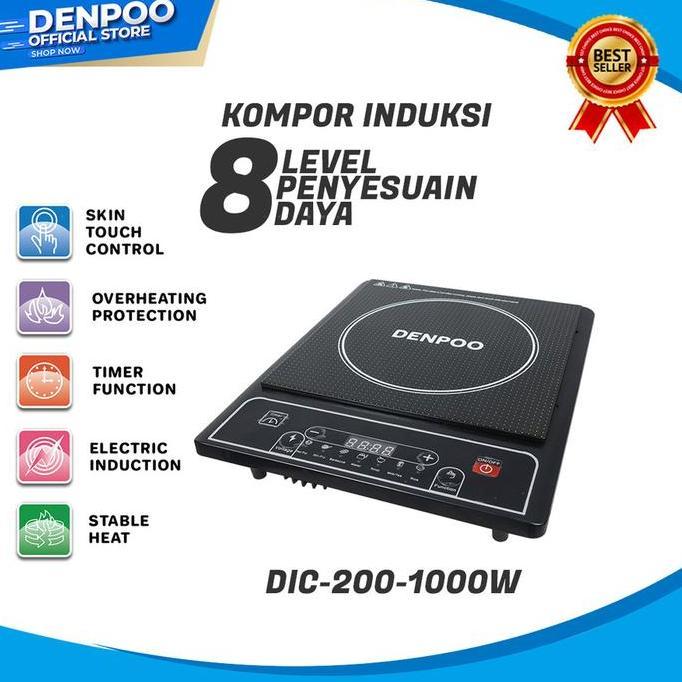 KOMPOR INDUKSI DENPOO DIC 200-1000