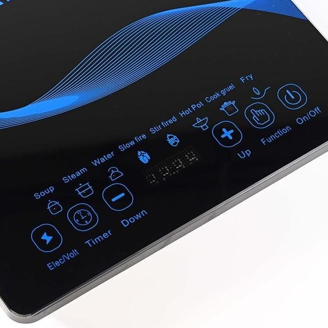 Kompor induksi rumah tangga berdaya tinggi/kompor pemanas listrik 2200W/kompor induksi tahan air den