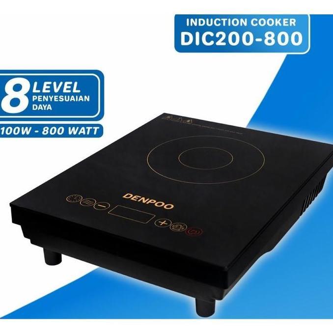 Denpoo kompor induksi Listrik Low Watt DIC 200-800 DIC200800 DIC200