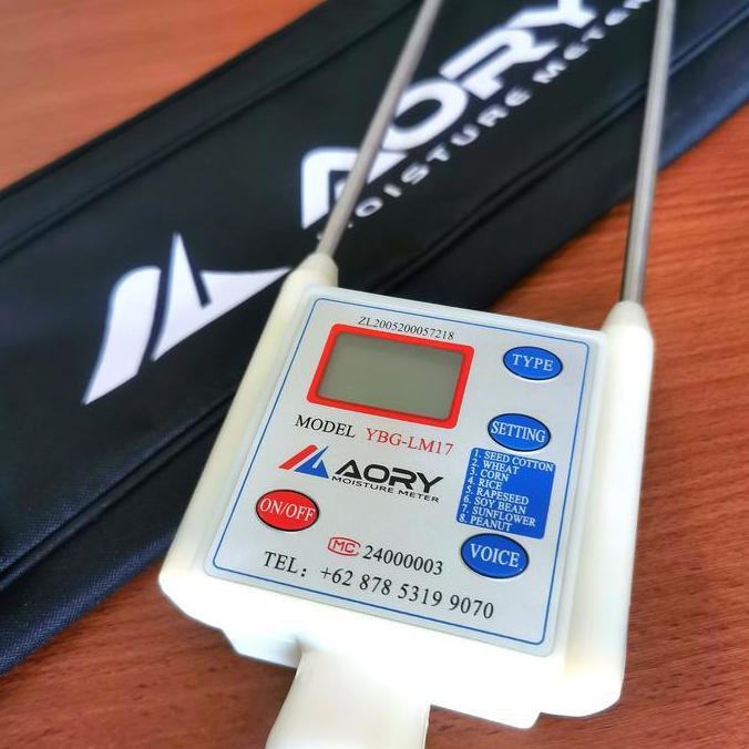 AORY MOISTURE METER (TESTER KADAR AIR JAGUNG, BERAS, KOPI, DLL) ORIGINAL DAN TERPERCAYA