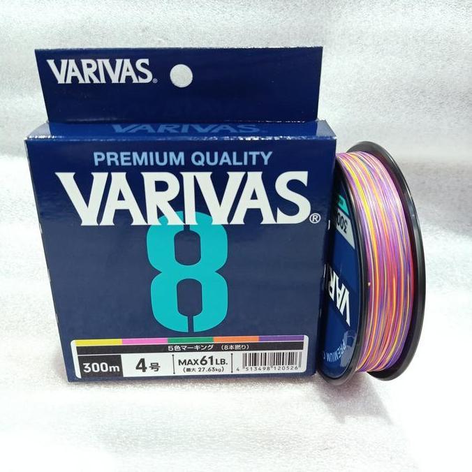 HARGA DISC - SENAR VARIVAS MARKING X8 PE 4/300M