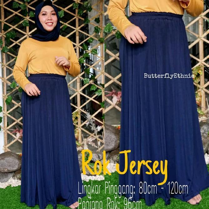 Rok Polos/ Rok Lebar Model Mayung/ Bahan Jersey Super Premium/ Super Jumbo/ Big Size / Bisa