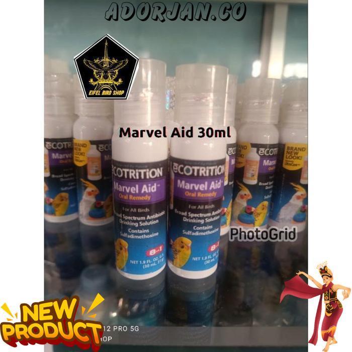 [Jtm] Marvel Aid 30Ml Kecil Obat Burung Sakit Marvel Aid Drs 0411