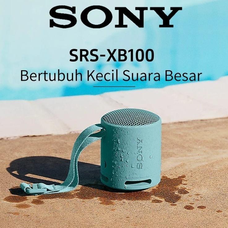 Sony SRS-XB100 Speaker Portable Wireless Speaker Bluetooth Extra Super Bass Battery Up to 16h ORI