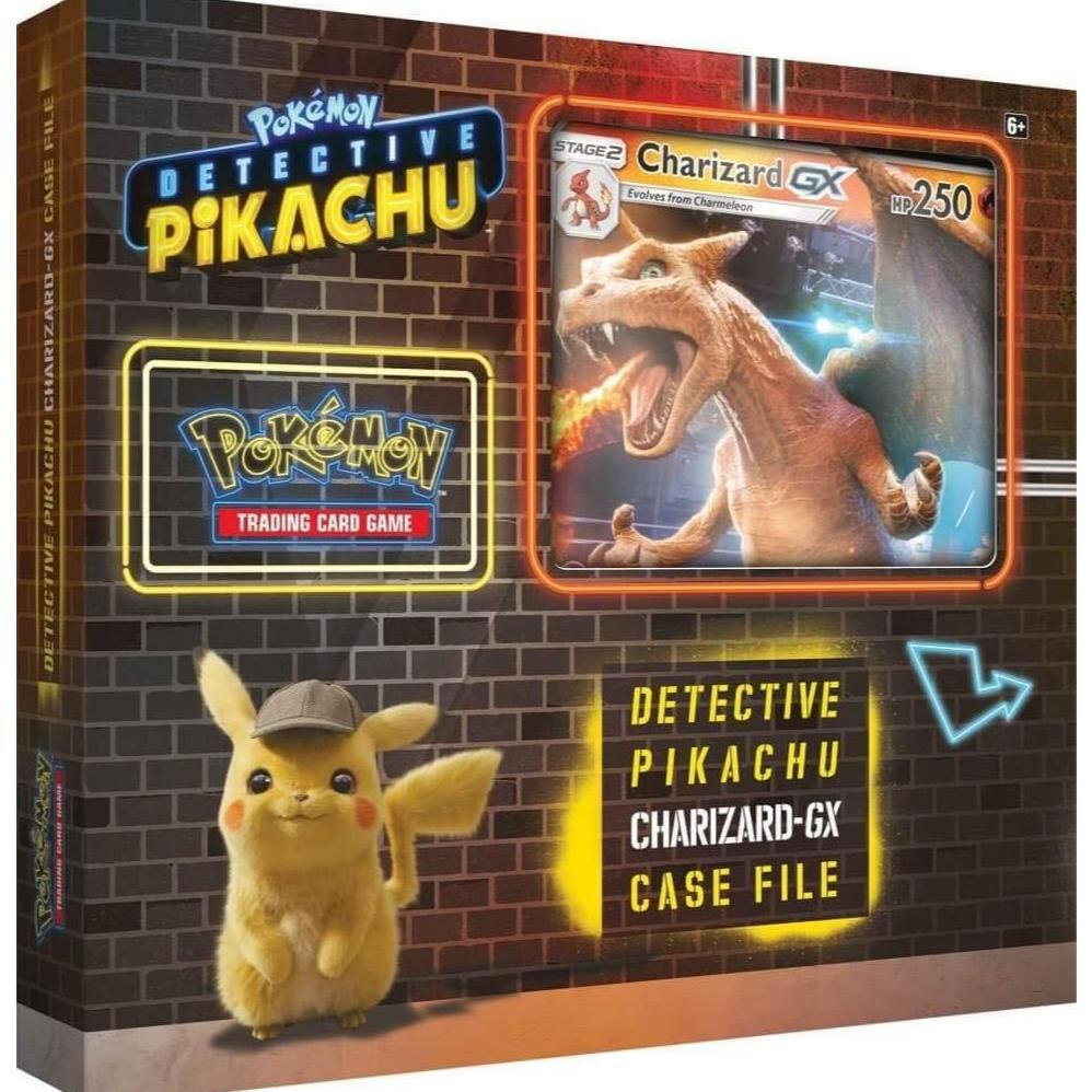 Pokemon TCG: Detective Pikachu Charizard-Gx Case File, Multicolor