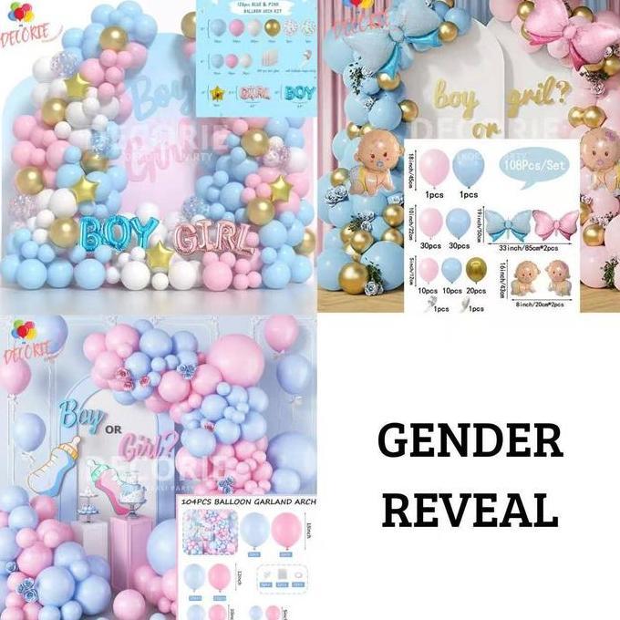 balon/gender reveal/balon party/balon tema/balon gender reveal RDN