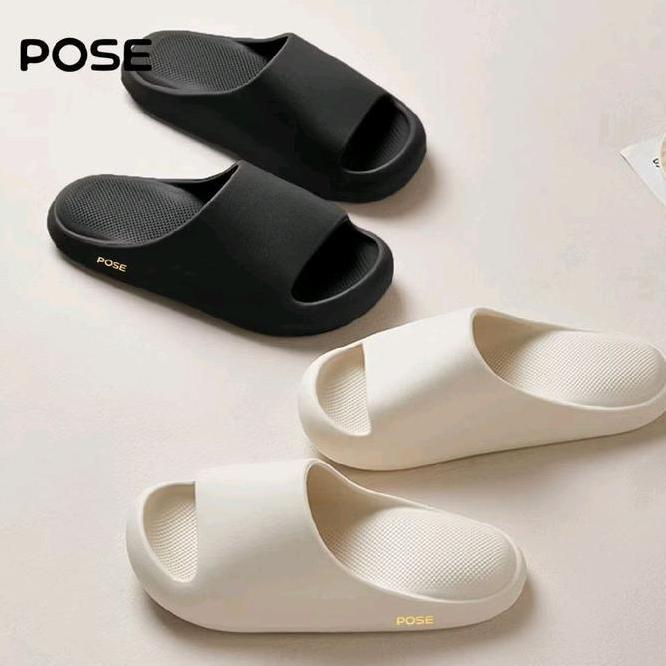Posee Sendal Selop Karet Eva Wanita Pria Anti Slip Nyaman Trendy Kasual Shoes Ringan Awet
