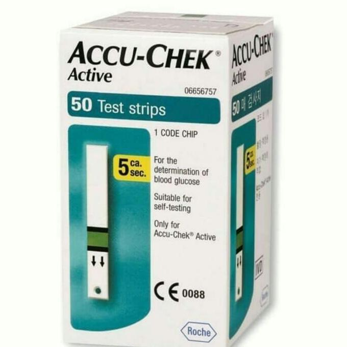 Accu Check Active test Strip / Strip Accu Check isi 50 Strip