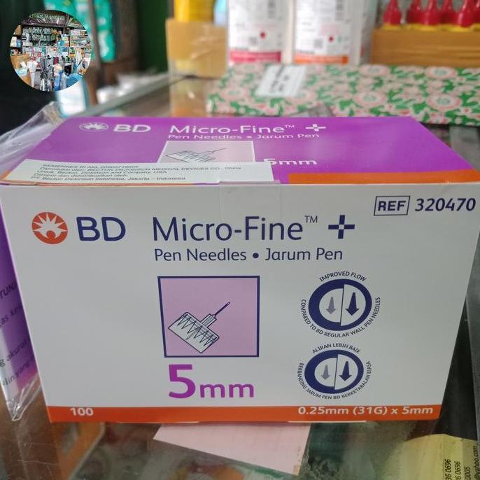 jarum insulin bd 5 mm
