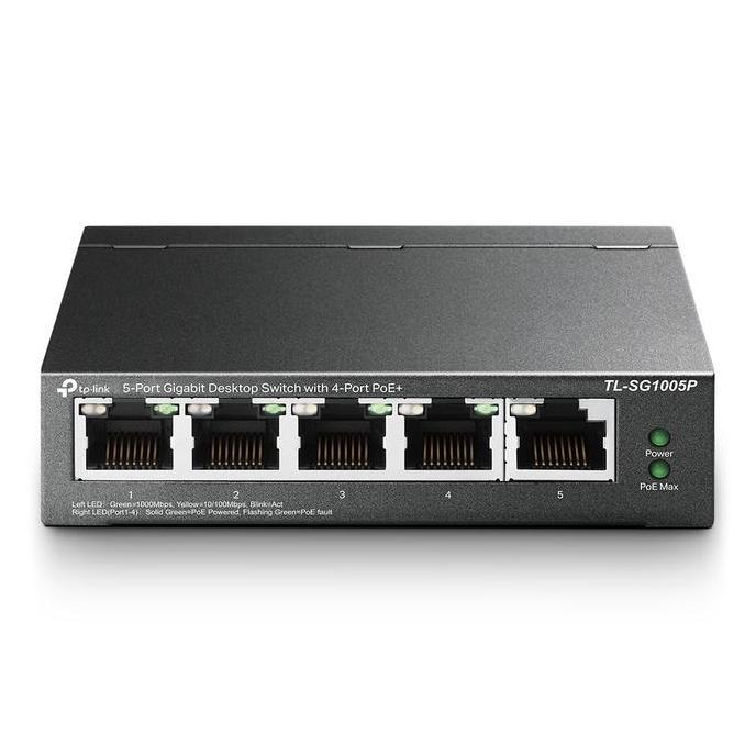 Tplink TL-SG1005P 5-Port Gigabit Desktop Switch with 4-Port PoE+