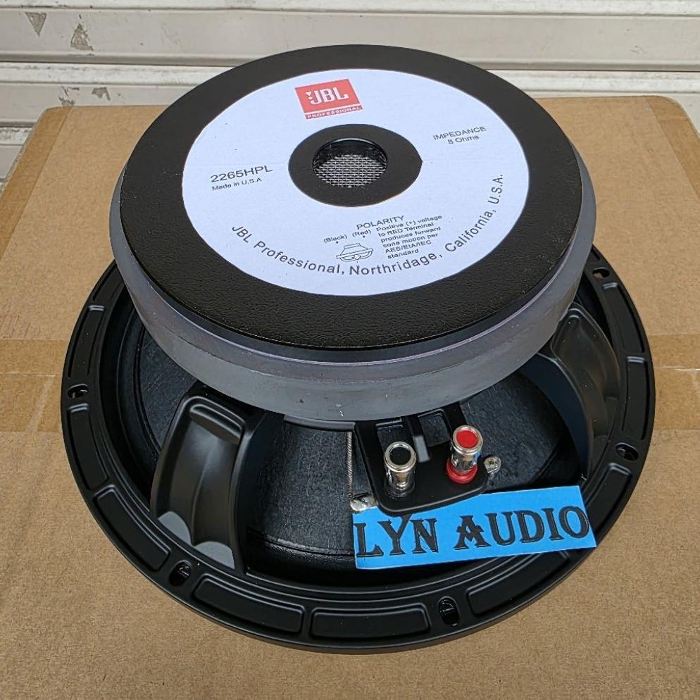 SPEAKER COMPONENT JBL 10 INCH 10/2265HPL VC 3 INCH 10-2265 HPL