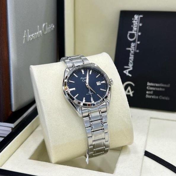 Ready NEW | Jam Tangan Wanita Alexandre Christie Classic Steel 8682 AC8682 (ORIGINAL) Analog Tahan a