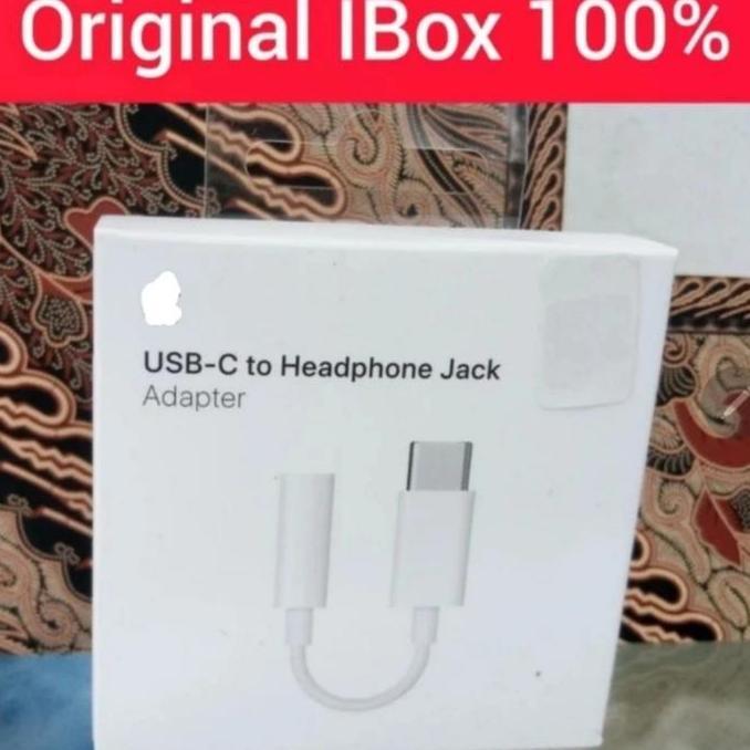 NEW iphone 15 Pro 15 USB-C to 3.5MM Headphone Jack Adapter Original iBox