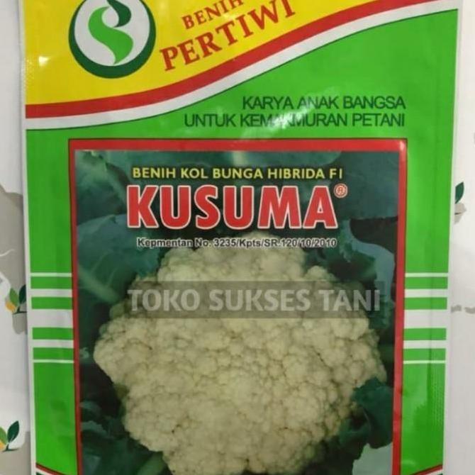 Terlaris Benih Kol Bunga Hibrida F1 Kusuma Pertiwi. Isi 10Gram