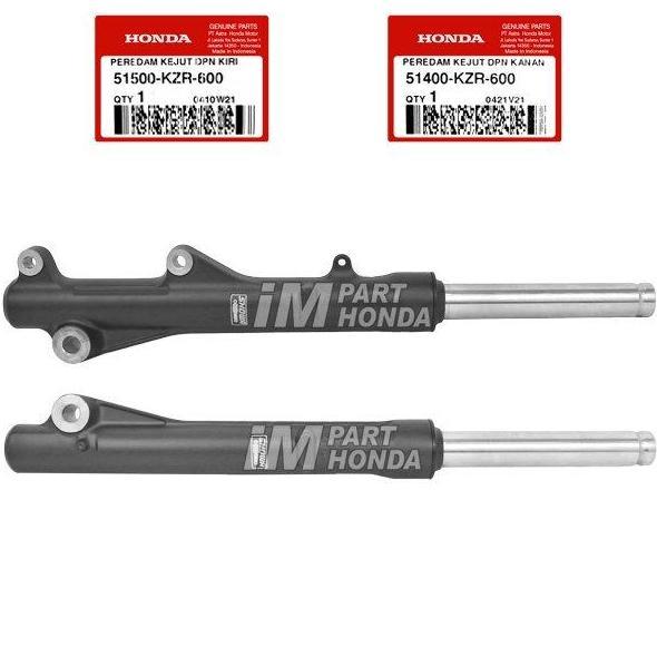 51400-KZR-600 51500-KZR-600 Shock Depan Kanan Kiri Beat Scoopy Vario 110 Fi Vario 125 150 LED 2015 -