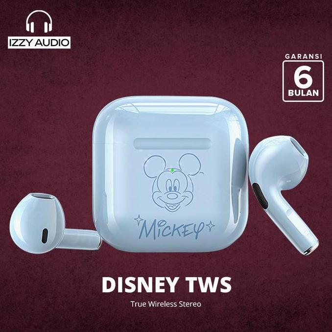 Transvior11 - Disney Tws Headset Bluetooth 5.3 Earphone Pro4 Original Bass Earbuds