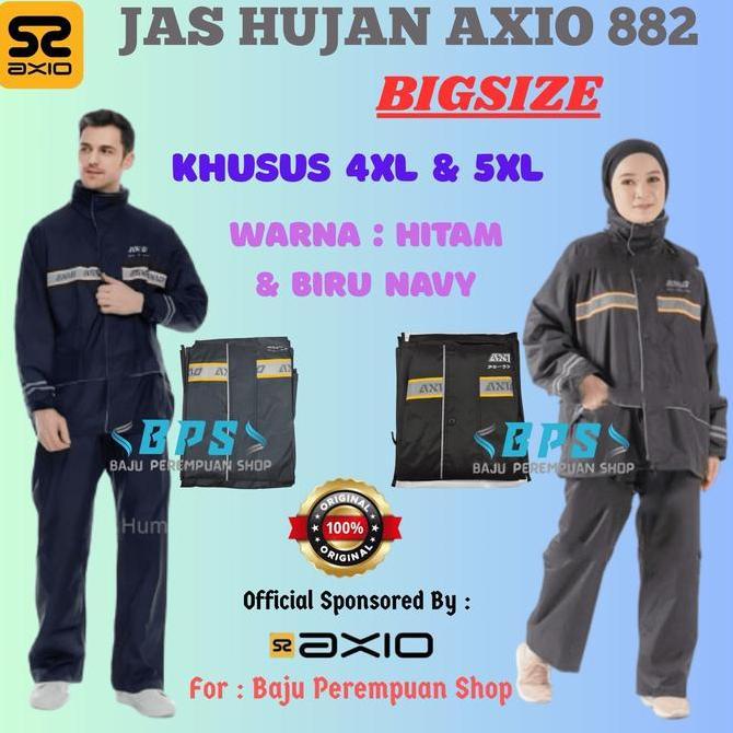 TERMURAH - Jas Hujan Axio 882 Jumbo 4XL 5XL Big Size XXXXL XXXXXL