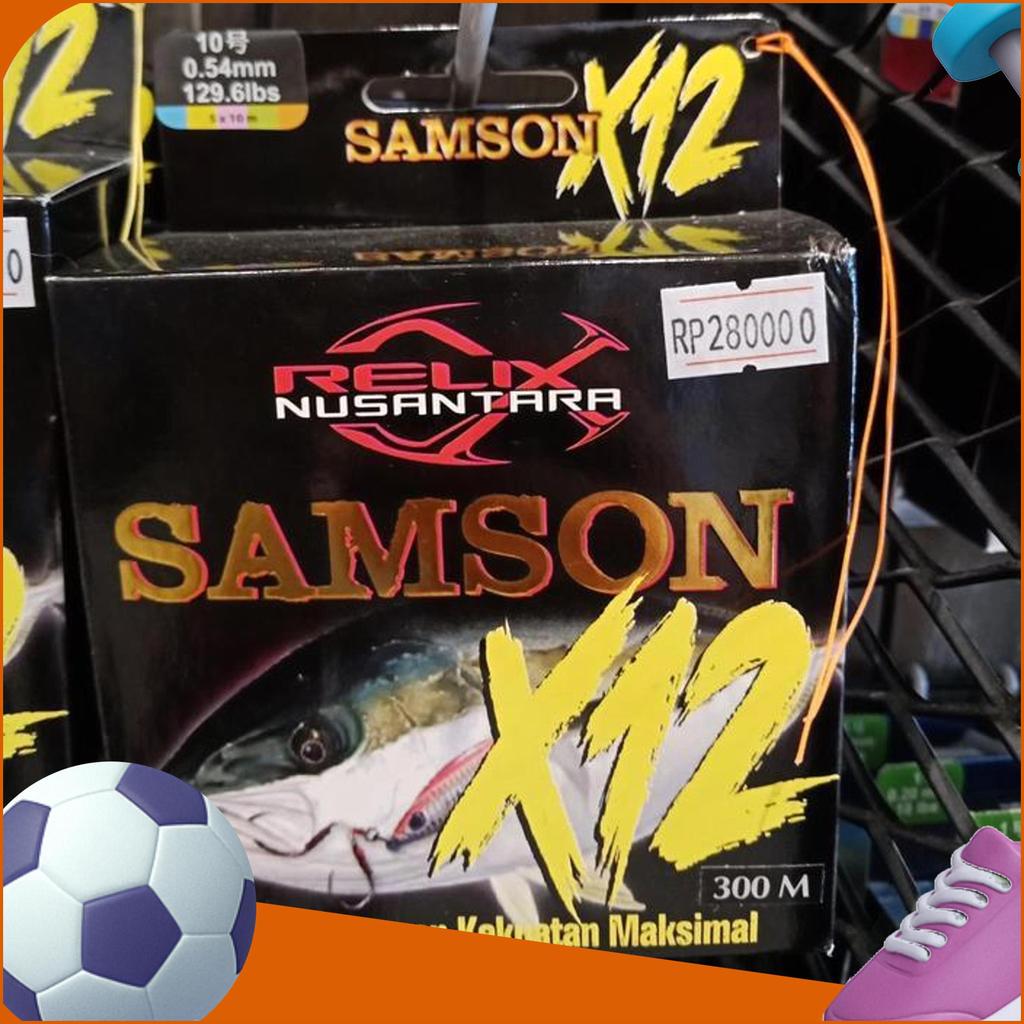 Senar Pe Samson X12-300M Pe.10 Pancing Relix Nusantara
