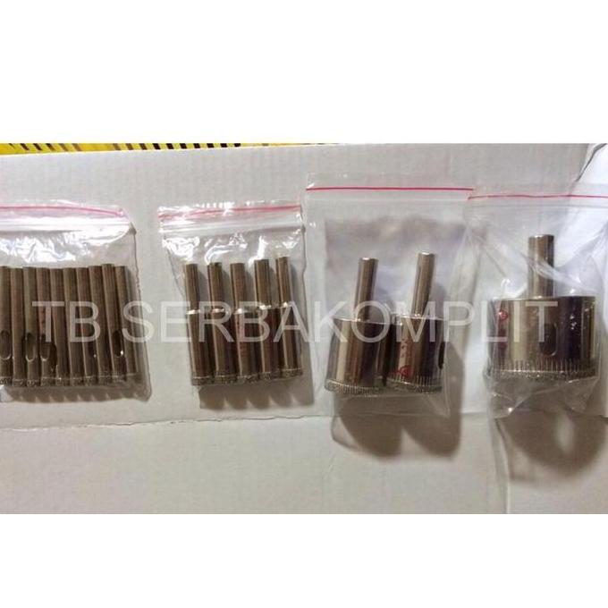 Mata Bor Batu Akik untuk Kalung 8-16mm SOLA 7pcs - Available